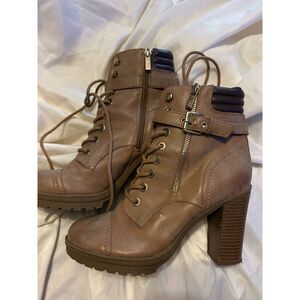Guess tan ankle boots 8.5 medium